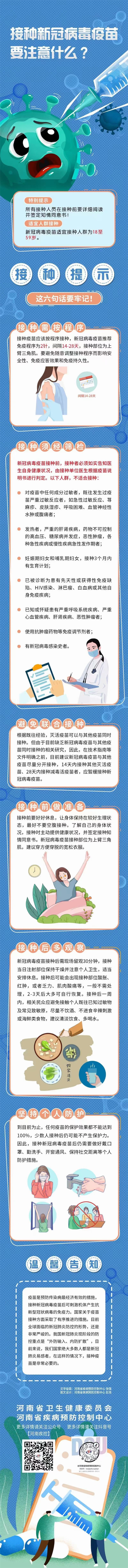 接種新冠病毒疫苗要注意什么？